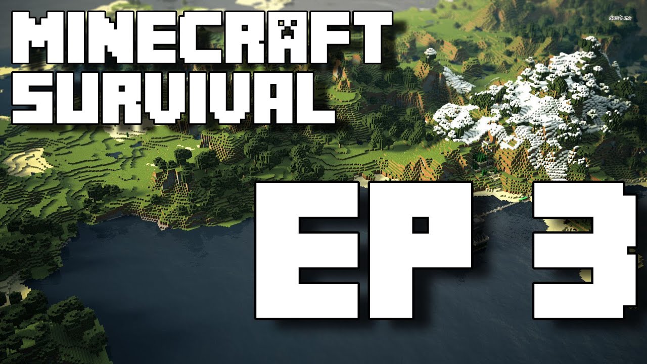 Minecraft Survival Ep 3 Building My House Youtube