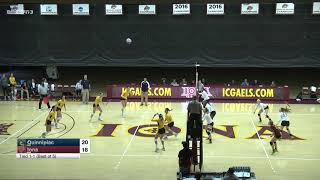 Volleyball vs. Quinnipiac Highlights (9/17/17)