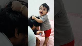 കണ്ണൻ കുട്ടി കലിപ്പിലാണ്...😼💥 Last expression 🤪😅 #viral #baby #shorts #funny #trending #angry #dad