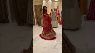 @sakshisindhi Wedding Long Trail Red Net Indian Fashion 2021 Traditional Walima Nikah 2021