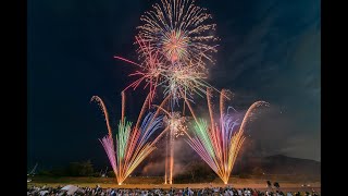 2023.07.23  須坂みんなの花火大会 メッセージ花火 15,16 (有)篠原煙火店