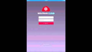 Wolfram Cloud App