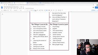 Let's Work Together: Finalizing Your Topic