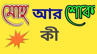 মোহ এবং শোক কি ? MOHO EBONG SHOK KI BAA TAR SWARUP KI SETI NIYE AAJKER ALOCHANA. MOTIVATIONAL VIDEO