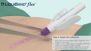 LiquiBand Flex Topical skin Adhesive Product Application