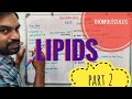 Biomolecules | Lipids | Part 2