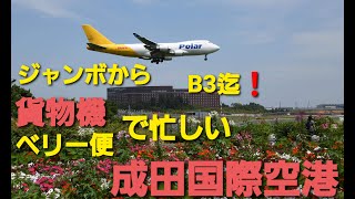 ✈✈RJAA成田空港 貨物機とベリー便で忙しい A滑走路 Boeing747からBoeing737迄 ポーラーエアカーゴ (Polar Air Cargo)Boeing 747-87UF/SCD