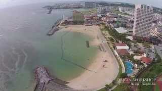 沖繩 日落海灘 美國村 Okinawa Sunset Beach American Village (DJI Phantom 2 Vision+ 航拍)