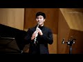 han kim plays scaramouche suite for clarinet and piano by darius milhaud