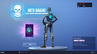 NEW SKULL TROOPER amp SKULL RANGER Unlocking Ghost Portal Back Bling Fortnite Skull Squad Gear
