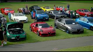 Alfa Romeo owner's club long Island meet. Alfa Romeo Giulia quadrifoglio 4C car meet.