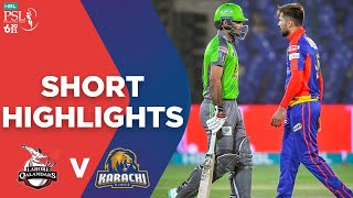 PSL2021 | Short Highlights | Lahore Qalandars vs Karachi Kings | HBL PSL 6 | Match 11 | MG2T