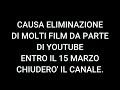 chiusura canale bud and terence tanti film eliminati da youtube. leggete la descrizione del video.