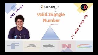Valid Triangle Number | Leetcode 611 | Live Coding session 🔺🔺🔺