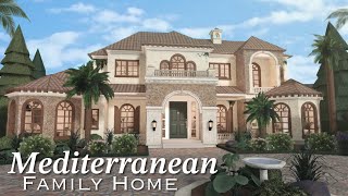 Bloxburg: Mediterranean Family Villa | Speedbuild | Part One - ViDoe