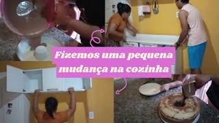 Mudanças na COZINHA e receita de BOLO MESCLADO | Cantinho da Biaa 🏠