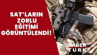 SAT komandolarının zorlu eğitimi görüntülendi!