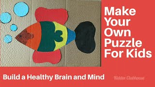 Kids Puzzle | Home made fun montessori activities