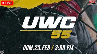 UWC 55 | LIVE STREAM | MMA FIGHT COMPANION | Ultimate Warrior Challenge 55 | UFC Fight Pass | Mexico