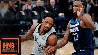 Minnesota Timberwolves vs San Antonio Spurs Full Game Highlights | 12/21/2018 NBA Season