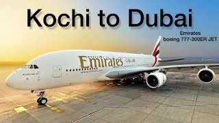 Emirates Economic Class From Kochi to Dubai | 4k | september 2023 | @sanjupp080