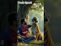 tiger takes on lionel messi messi leomessi lionelmessi shortvideo football 🐯⚽