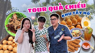 TOUR QUÀ CHIỀU HỒ TÂY - Bánh rán mặn Võng Thị, Thủy Nộm, Bánh trứng lòng đào... ở đâu cũng đông