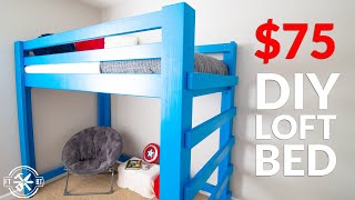 Build Your Kid's Dream Bed from 2x4's | DIY Loft Bed