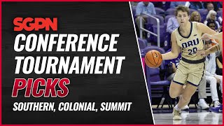 College Basketball Picks Today - Summit League, SoCon & CAA Conference Tournament Previews - NCAAB