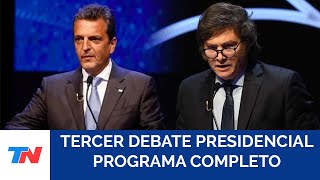 TERCER DEBATE PRESIDENCIAL (Programa completo)