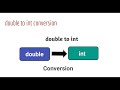 double to int conversion in java | How to convert a double to int in Java