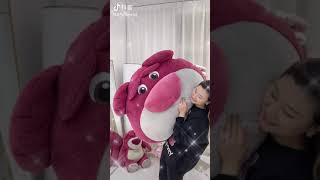 草莓熊大靠垫 Disney Toy Story 3 Lotso Large Cushion