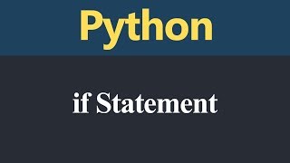If Statement in Python (Hindi)