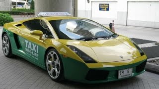 Lamborghini Gallardo as a Taxi Car! Seen in Bangkok, Thailand