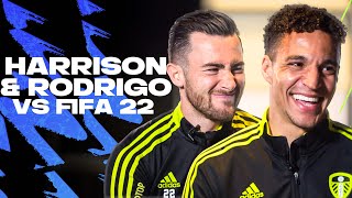 Rodrigo is "VERY HAPPY" with his FIFA shooting stats! 🤩 | Leeds Vs FIFA 22