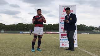 試合後インタビュー関西学院大学対関西大学