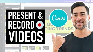 CANVA PRESENT AND RECORD FEATURE TUTORIAL // How To Edit Videos in Canva