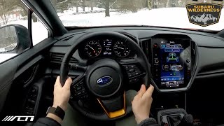 2024 Subaru Crosstrek Wilderness POV Driving Impressions!  /// Allcarnews