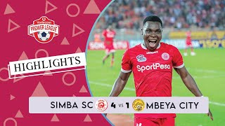 Simba vs Mbeya City leo || Magoli Yote na Highlights