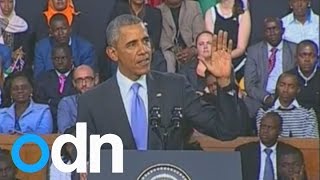 Obama: I'm proud to be the first Kenyan-American president