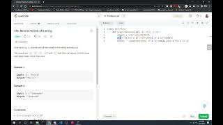 LeetCode Python Problem "Reverse vowels of a string" || Competitive Programing @Codolearn