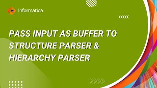 How to Pass Input as a Buffer to Structure Parser and Hierarchy Parser