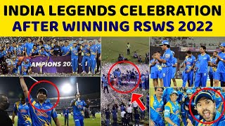 India Legends Celebration After Winning Road Safety World Series 2022 | IND L vs SL L Final Match