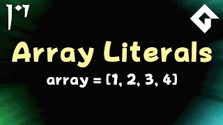 Array Literals - Useful Features in GameMaker
