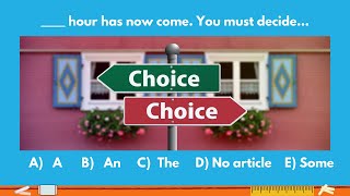 DIFFICULT! Hard English Articles Quiz