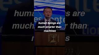 Is Artificial intelligence robbing our jobs? - Jack Ma | #entrepreneur