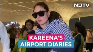Kareena Kapoor Flies Out Of Mumbai With Son Jeh