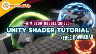 Rim Glow Bubble Shader (Unity Tutorial + FREE Project)