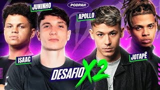 SUPER DESAFIO - JUNINHO MANELLA \u0026 ISAAC vs APOLLO \u0026 JOTAPÊ