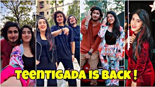 Teentigada ! Sameeksha Sud Vishal Pandey Bhavin Bhanusali New reels! Teentigada is back Together